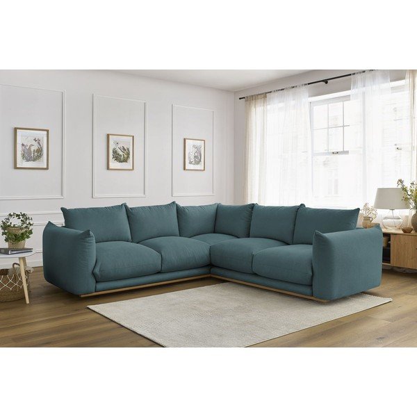 Kék sarokkanapé Ernest – Bobochic Paris-image-1