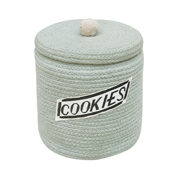 Világoskék textil játéktároló kosár ø 20x26 cm Cookie Jar – Lorena Canals