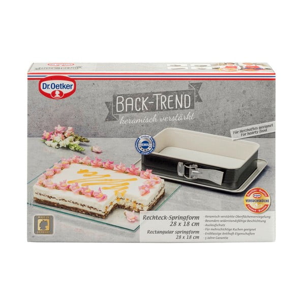 Kerámia felületű acél sütőforma, 28 x 18 cm - Dr. Oetker-image-2