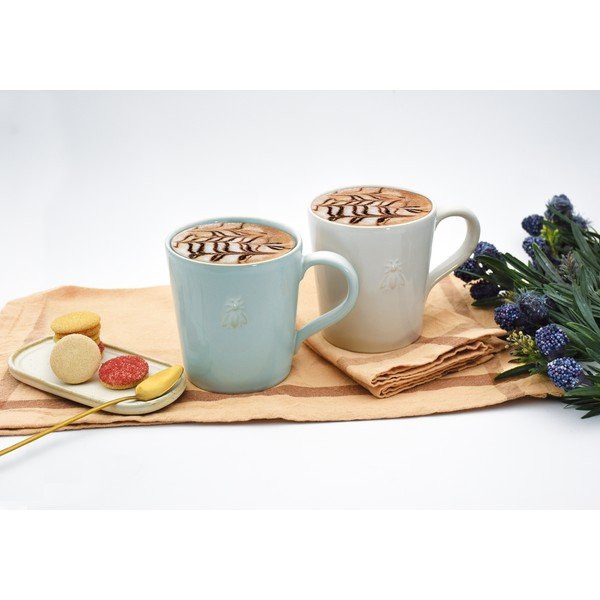 Krémszínű kőedény bögre 520 ml Abeille – La Rochére-image-2