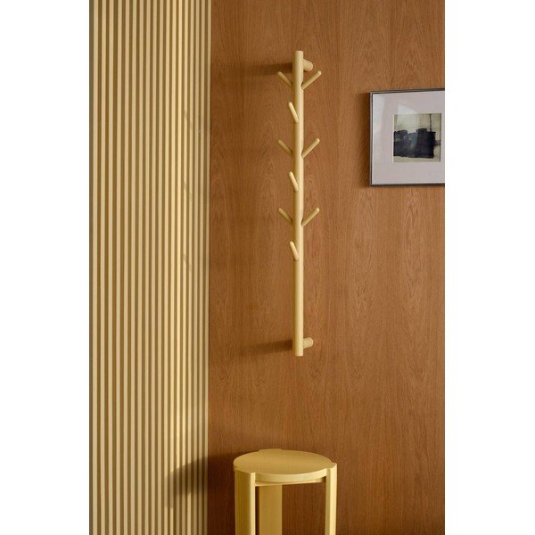 Világossárga borovi fenyő fali fogas 21 cm Eddison – Jotex-image-1