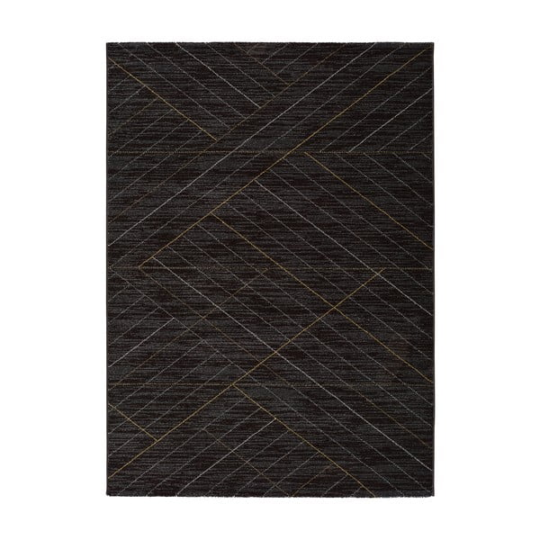 Dark fekete szőnyeg, 160 x 230 cm - Universal