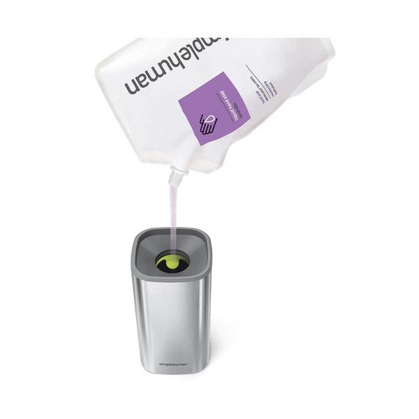 Ezüstszínű rozsdamentes acél szappanadagoló 295 ml - simplehuman-image-2