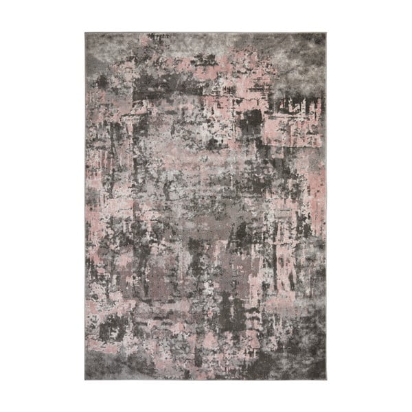 Wonderlust szürkés rózsaszín szőnyeg, 80 x 300 cm - Flair Rugs