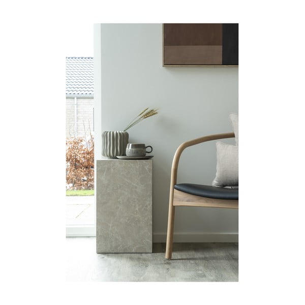 Szürke agyagkerámia tányér készlet 4 db-os ø 21 cm Selma – House Nordic-image-2