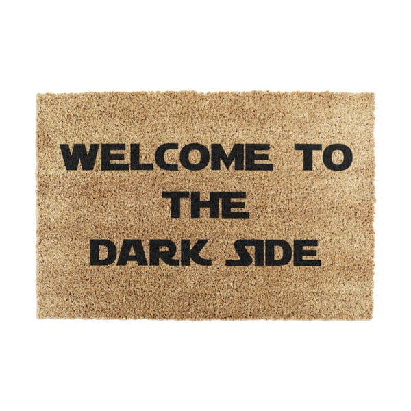 Welcome to the Darkside természetes kókuszrost lábtörlő, 40 x 60 cm - Artsy Doormats