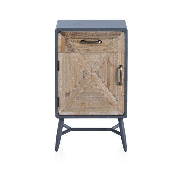 Rustico Duro éjjeliszekrény szürke részletekkel - Geese-image-3