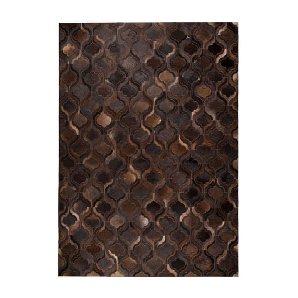 Bawang sötétbarna kézzel készített szőnyeg,170 x 240 cm - Dutchbone