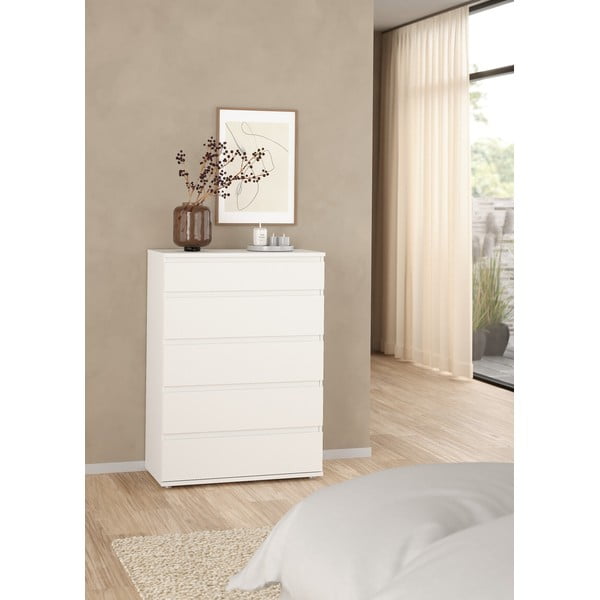 Fehér magas komód 77x107 cm Nova – Tvilum-image-1