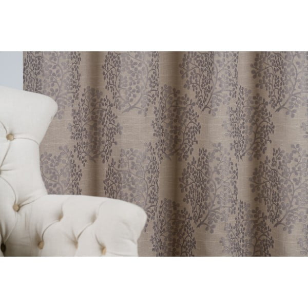 Szürke-barna függöny 140x245 cm Kansai – Mendola Fabrics-image-3