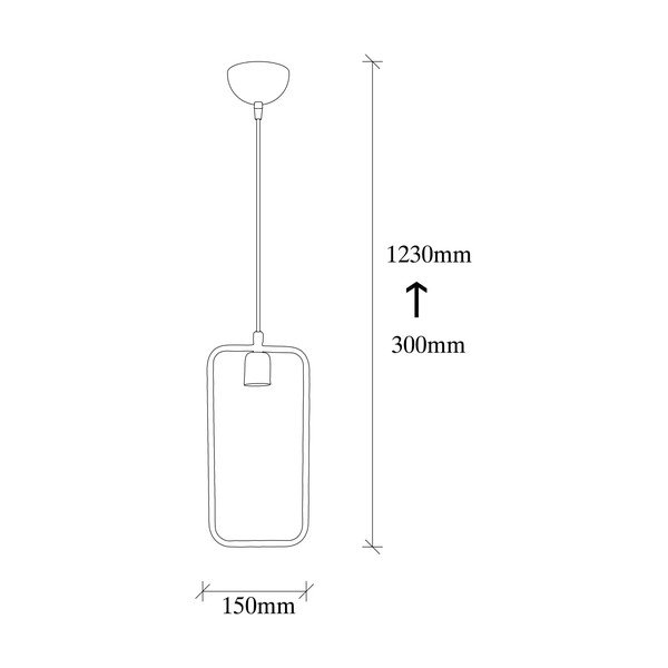 Fekete függőlámpa Geonni – Opviq lights-image-4