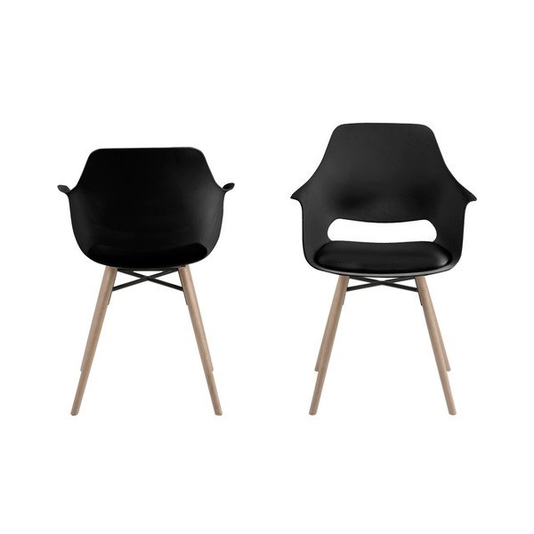 Ramona Dining Set fekete étkezőszék, 2 db - Actona-image-2