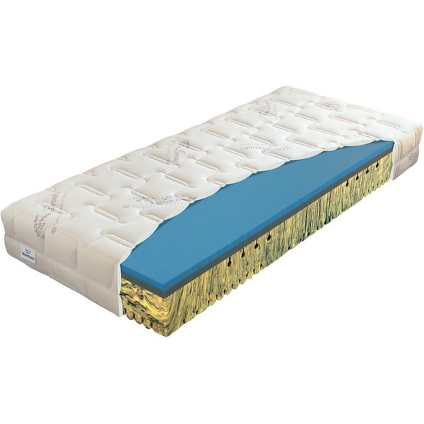 Közepes keménységű-puha kétoldalas hab matrac 80x200 cm Herbal visco – Materasso