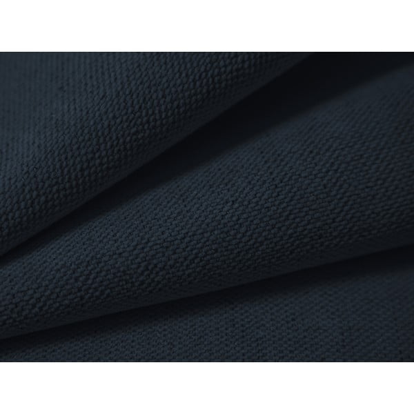 Sötétkék kárpitozott ágyneműtartós franciaágy ágyráccsal 160x200 cm Lupine – Micadoni -image-4