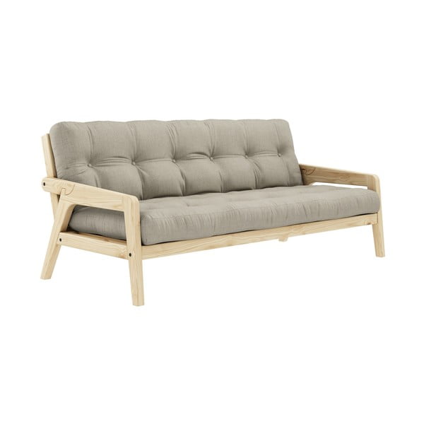 Grab bézs kinyitható kanapé 204 cm - Karup Design-image-3