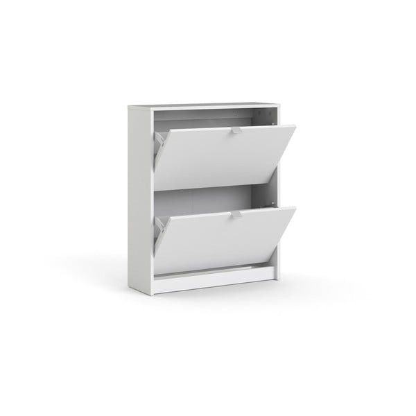 Fehér billenő ajtós cipőtartó Shoes – Tvilum-image-4