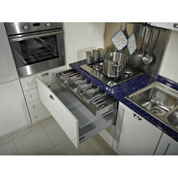 Szürke evőeszköztartó fiókba 83 x 46 cm Flexo – Elletipi-image-4