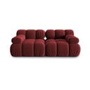 Piros bársony kanapé 188 cm Bellis – Micadoni Home