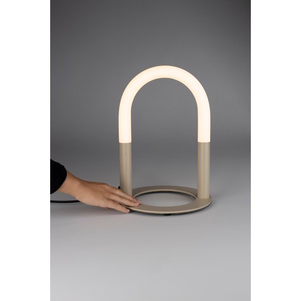 Bézs fém LED dimmelhető asztali lámpa (magasság 36 cm) Arch – Zuiver-image-2