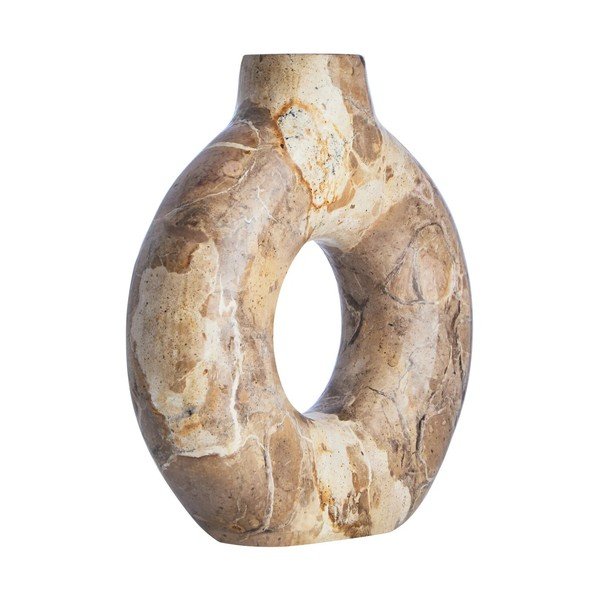 Barna márvány váza (magasság 20 cm) Santino – Premier Housewares