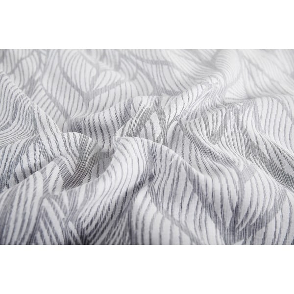 Szürke egyszemélyes jacquard ágyneműhuzat 140x200 cm Florida – My House-image-2