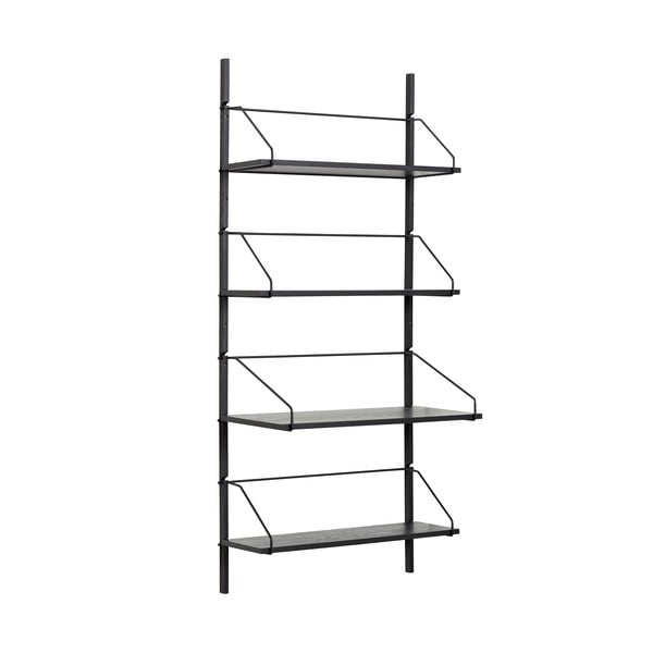 Norm fekete kőrisfa fali állvány, 84 x 181 cm - Hübsch-image-4