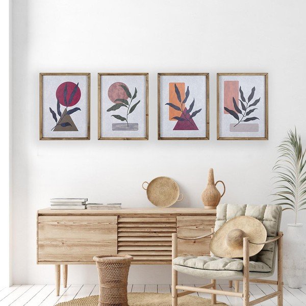 Plants 4 db-os kép készlet, 36 x 48 cm - Kate Louise-image-1