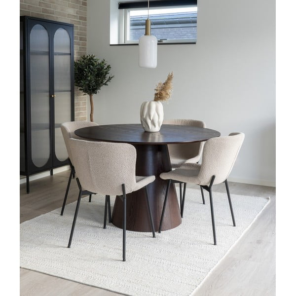 Bézs étkezőszék szett 2 db-os Maceda – House Nordic-image-1