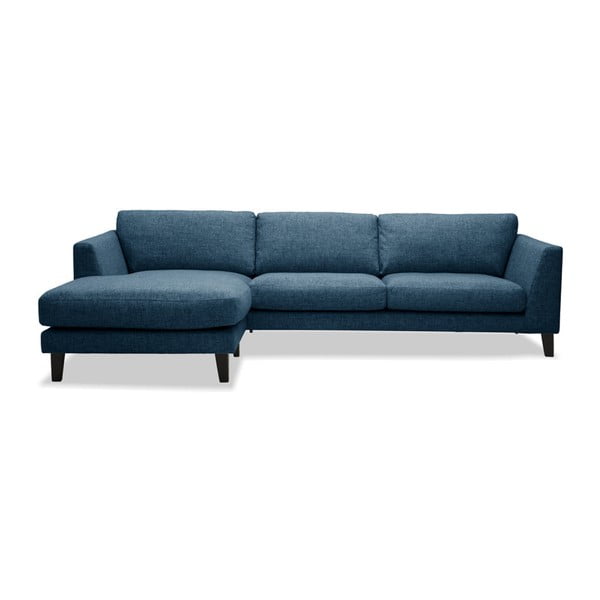 Monroe kék kanapé baloldali fekvőfotellel - Vivonita