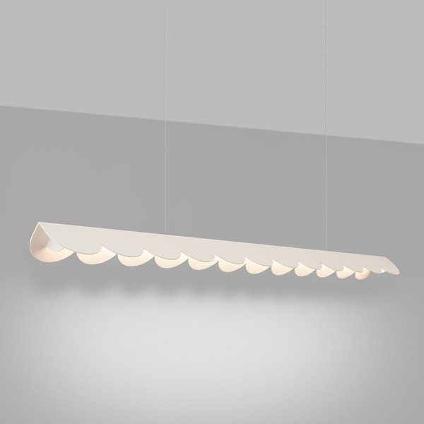 Bézs alumínium LED függőlámpa BISCUIT – Thoro-image-2
