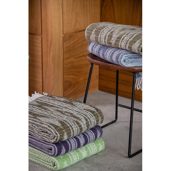 Zanzibar sötétzöld pléd, 140 x 180 cm - Euromant-image-2