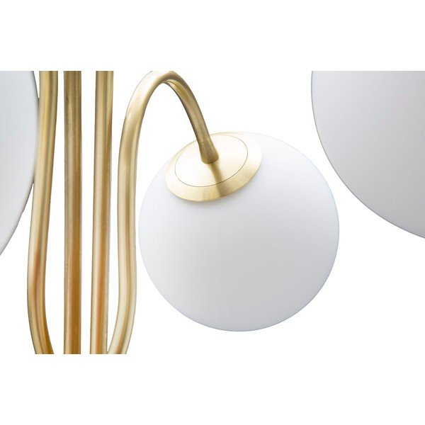 Fehér-aranyszínű állólámpa üveg búrával (magasság 176 cm) Glamy – Mauro Ferretti-image-2