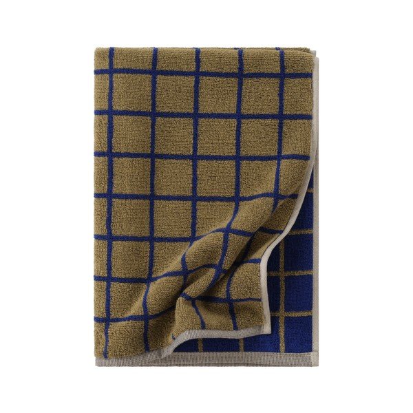 Zöld-kék pamut törölköző 50x70 cm Grid – Jotex