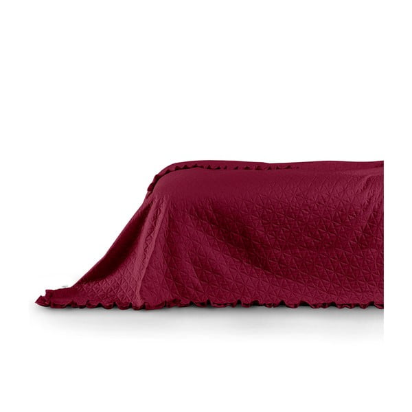 Tilia Plum vörös ágytakaró, 260 x 240 cm - AmeliaHome