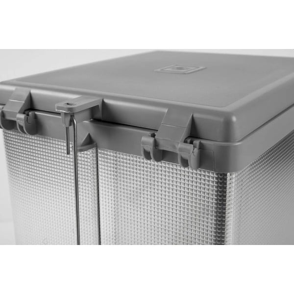 Fém szemetes szelektív hulladékhoz/beépíthető 17 l Tower - Elletipi-image-1