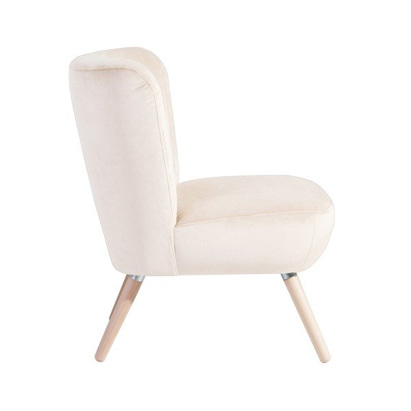 Neele Velvet krémszínű fotel - Max Winzer-image-4