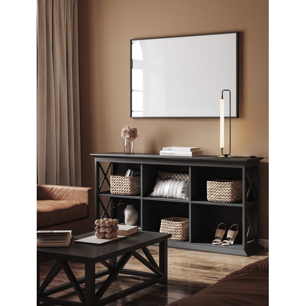 Fehér-matt fekete fém LED asztali lámpa (magasság 68 cm) Wetro – Nova Luce-image-1