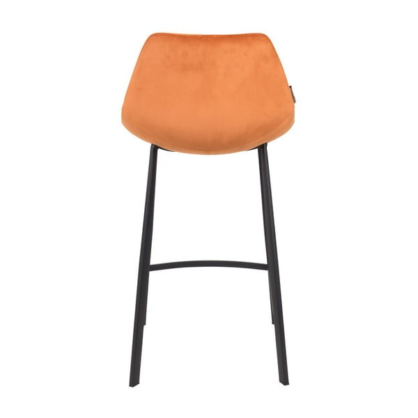 2 db narancssárga bárszék bársony kárpittal, magasság 91 cm - Dutchbone-image-4