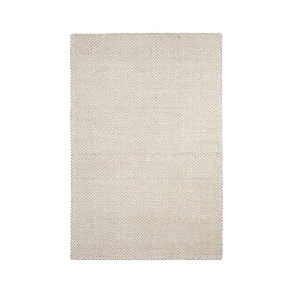 Krémszínű kézi szövésű gyapjú szőnyeg 160x230 cm Calira – Kave Home