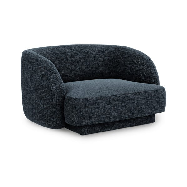 Sötétkék fotel Miley – Micadoni Home-image-3