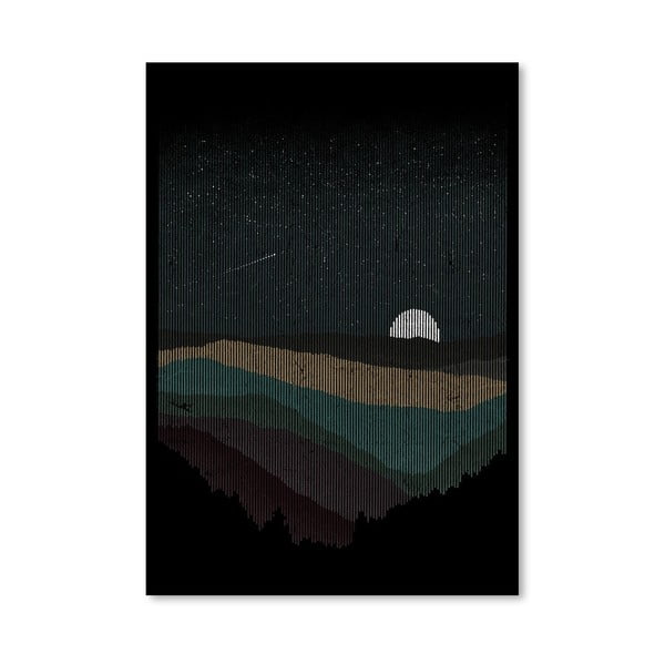 Moonrise by Florent Bodart poszter, 30x42 cm - Americanflat