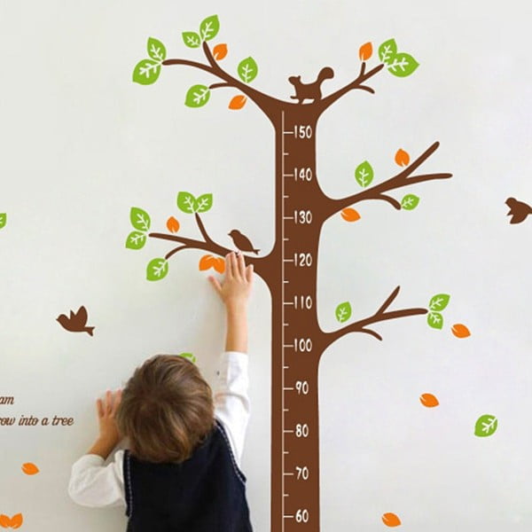 Magasságmérős gyerek matrica ajtóra-falra 60x190 cm Dreaming Tree – Ambiance