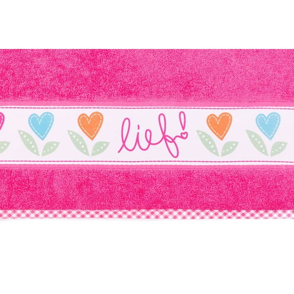 Rózsaszín törölköző, 70 x 130 cm - Tiseco Home Studio-image-2