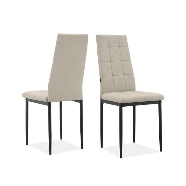 Bézs étkezőszék szett 2 db-os Becca – Støraa-image-3