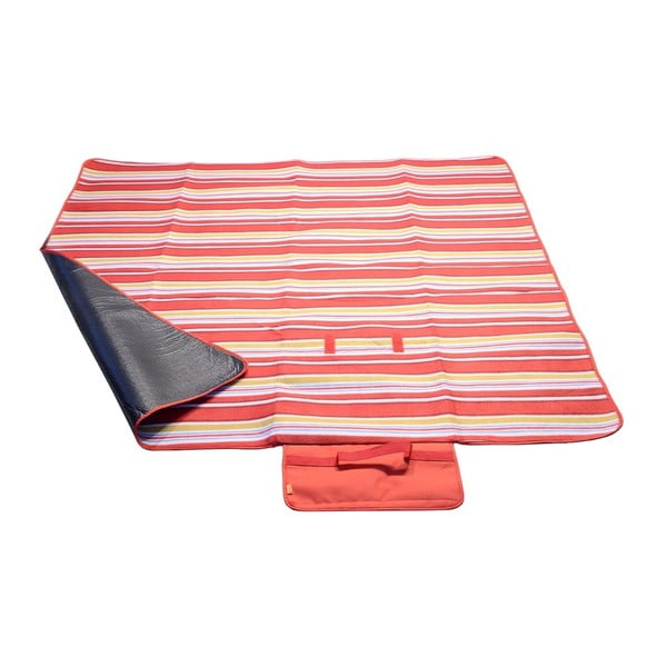 Fleece piros pléd piknikezéshez, 150 x 135 cm - Cattara