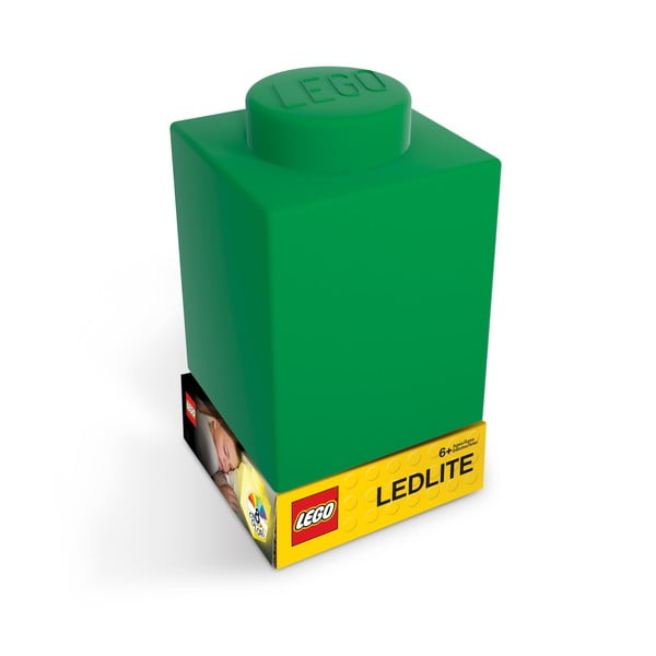 Classic Brick zöld szilikon világító éjjeli lámpa - LEGO®
