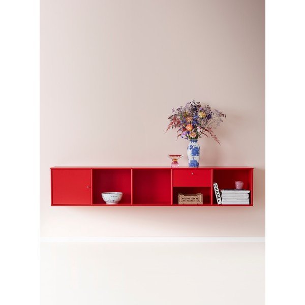 Piros fali könyvespolc Mistral 108-image-4