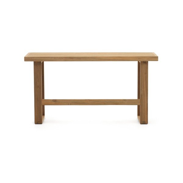 Natúr színű tömörfa kerti pad Canadell – Kave Home