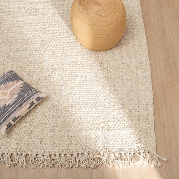 Krémszínű juta szőnyeg 160x230 cm Altea – Ixia-image-1