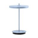 Világoskék fém LED asztali lámpa fém búrával (magasság 31 cm) Asteria Move – UMAGE